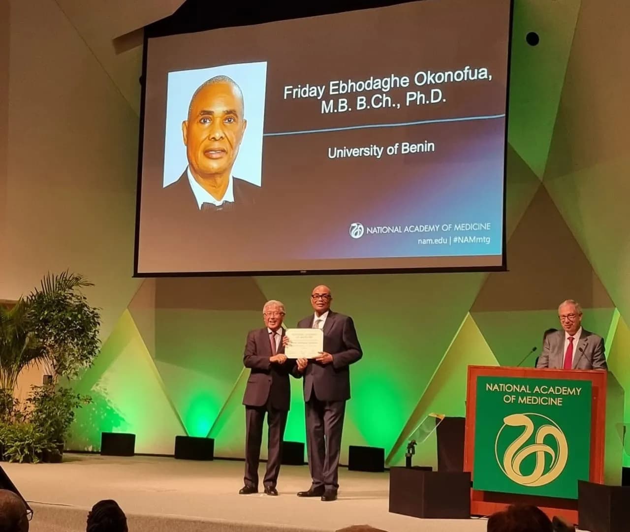 AAS Fellow Prof Friday Okonofua Inducted into the Prestigious U.S. National Academy of Medicine